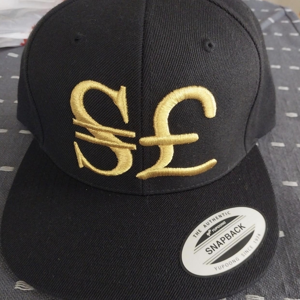 Savage X Fenty Black and Gold Logo Snapback
